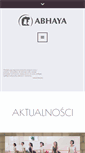 Mobile Screenshot of abhaya.pl